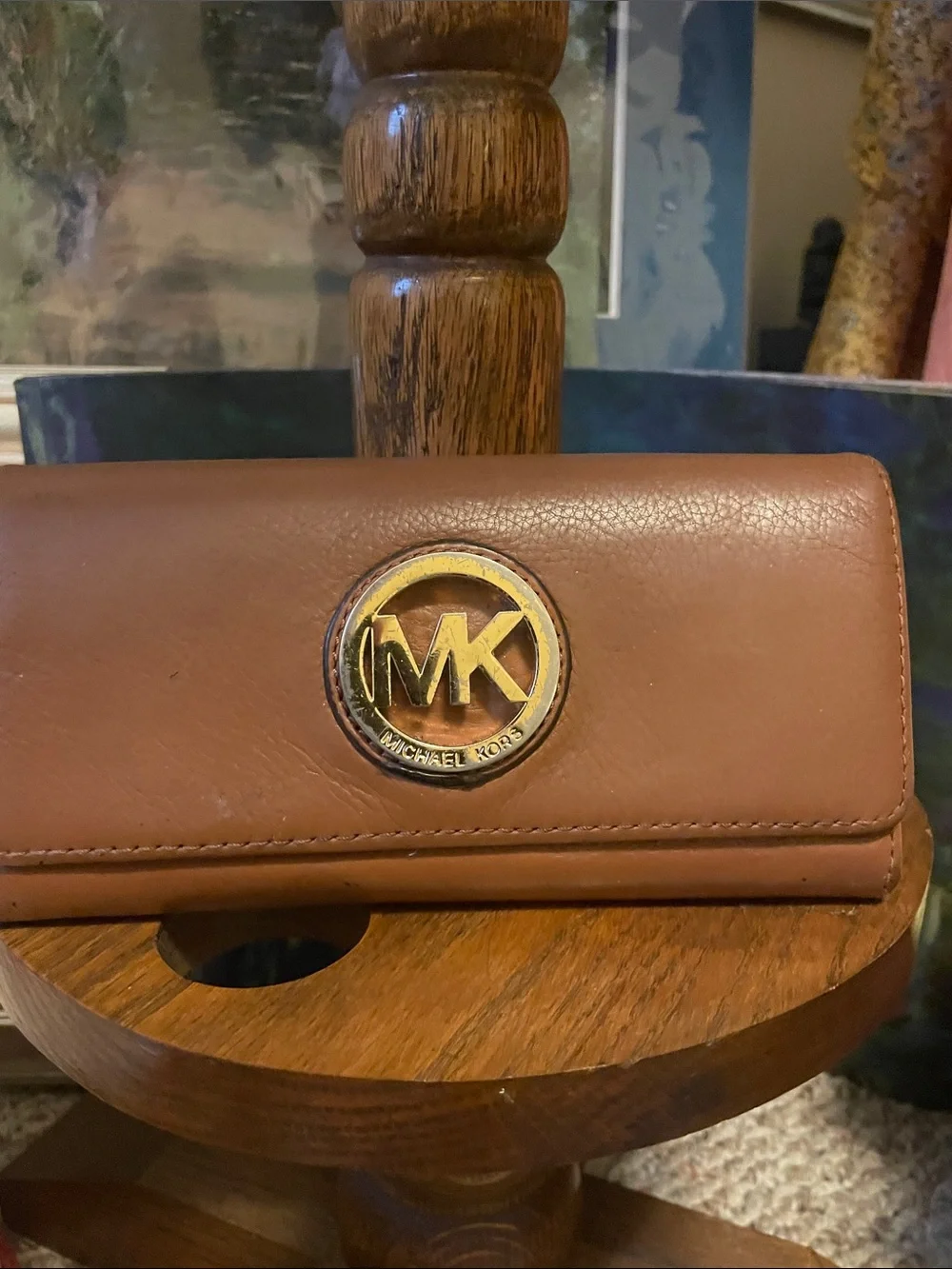 Michael by Michael Kors Brown Long Wallet